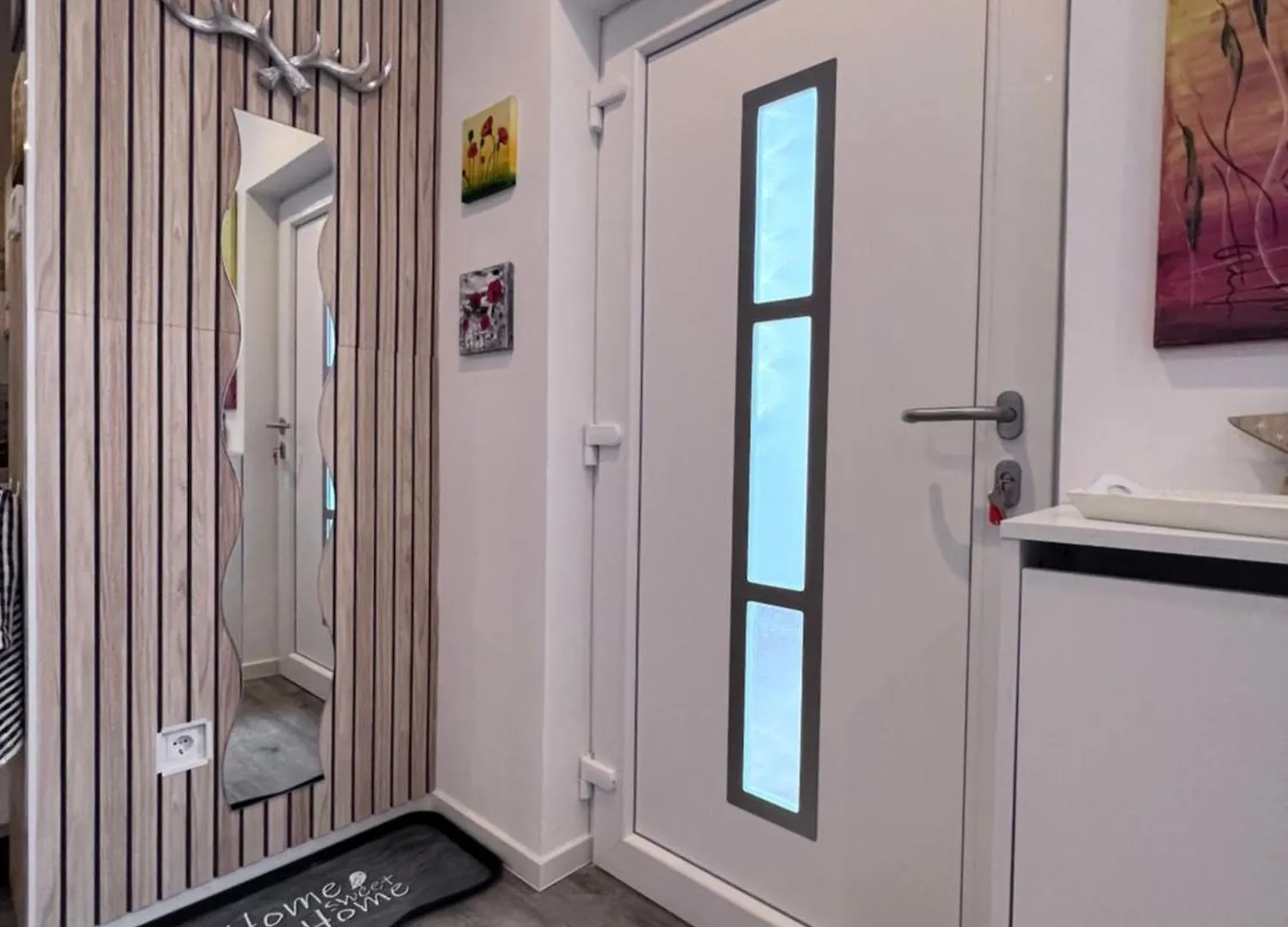 Fewo Zwischen Wald Und Wasser Mit Grossem Wasserbett & E-Kamin Berlín Apartmán