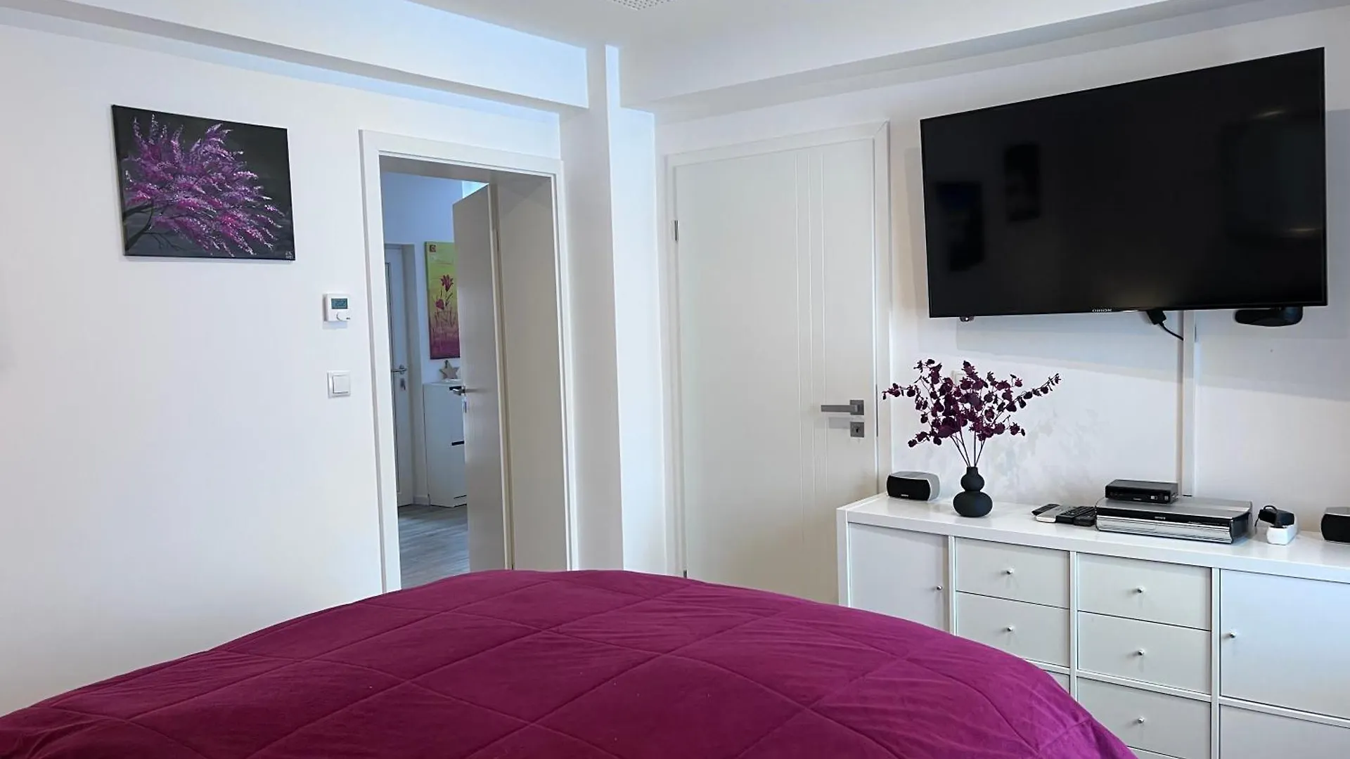 Fewo Zwischen Wald Und Wasser Mit Grossem Wasserbett & E-Kamin Berlín Apartmán